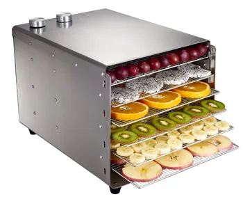 Price Septree Mini Stainless Steel Fruit Drying Machine 680W 6 Layers Timing 30hours Fruit Dehydrator Small Household Pet Food Dryer