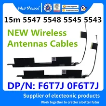 Novo portátil original embutido antenas sem fio wi-fi para dell inspiron 15 5543 5547 5548 5545 antenas f6t7j 0f6t7j dc33001ij0l