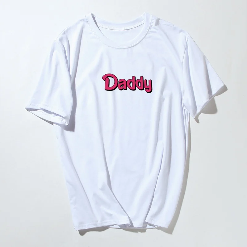 

New Fashion Letter Daddy Print T Shirt Women Summer Funny Short Sleeve T-shirt 2018 New Novelty Design Harajuku Casual Tops Tees
