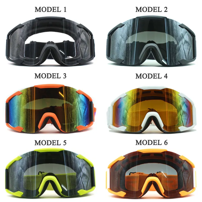 Nuoxintr Motocross Motorcycle Goggles Outdoor Moto Glasses Ski Sport Gafas Climbing MX ATV Bike Competition Racing Helmet