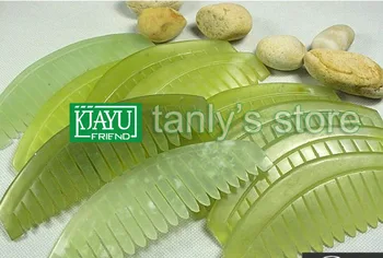 

half-moon-shaped guasha comb original beauty JADE comb randomly color traditional health care big size