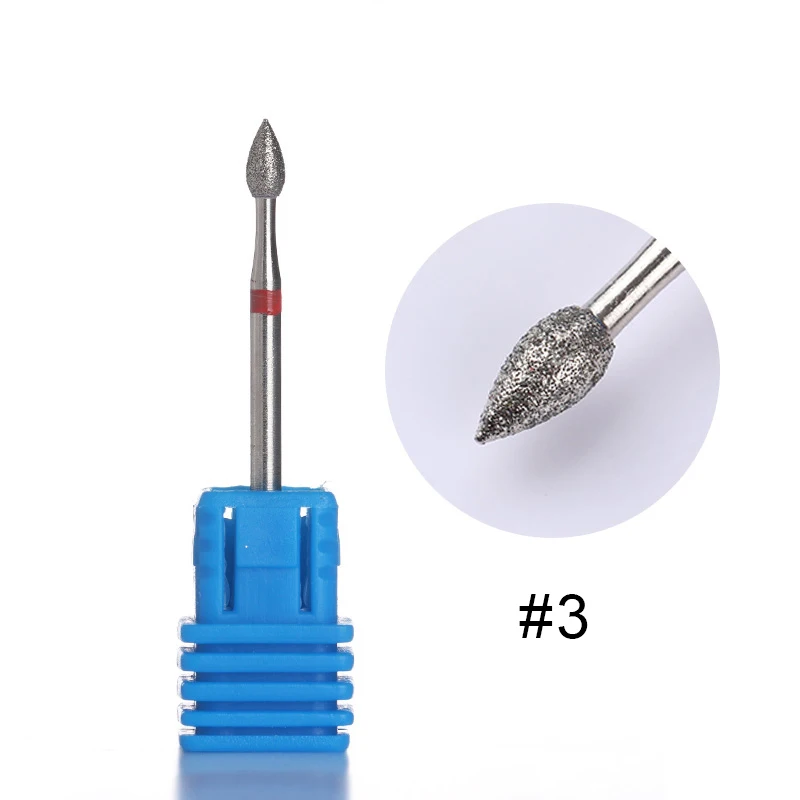 1 шт. сверла для ногтей Электрический фреза инструмент для дизайна ногтей для педикюра маникюрные пилочки для ногтей фрезерование ногтей дрель для удаления кутикул - Цвет: Pattern 3