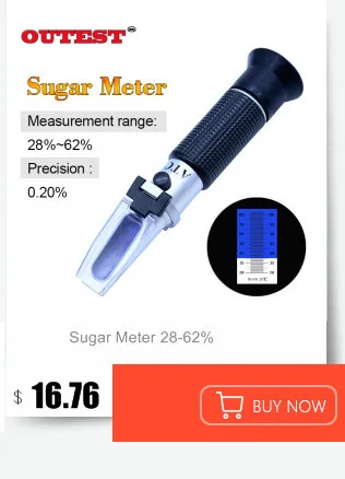 Портативный автоматический рефрактометр 2 в 1 пищевой солености и сахара рефрактометр, диапазон измерения солености 0-28%, диапазон измерения сахара 0-32