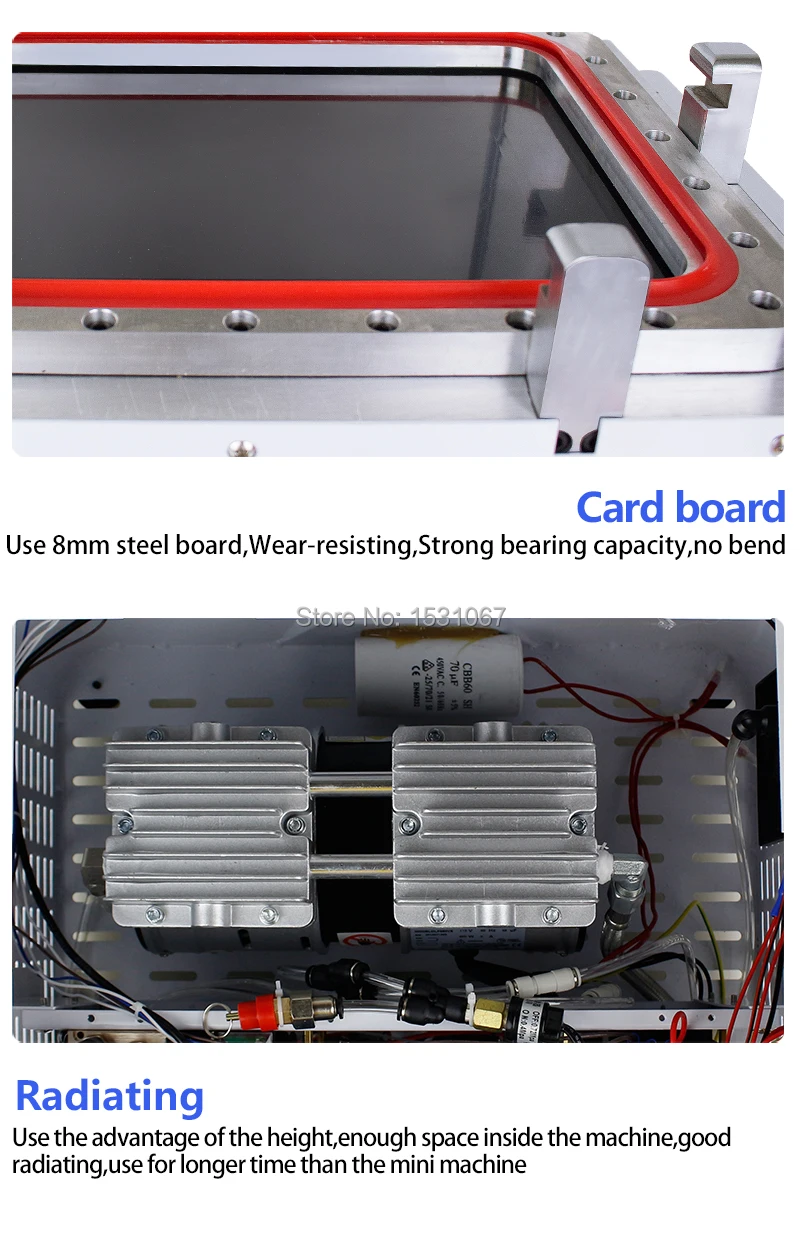 AK PRO best Tablet Cell Phone Repair Touchscreen LCD Laminating Machine Bubble-free OCA Laminator+ Vacuum Pump