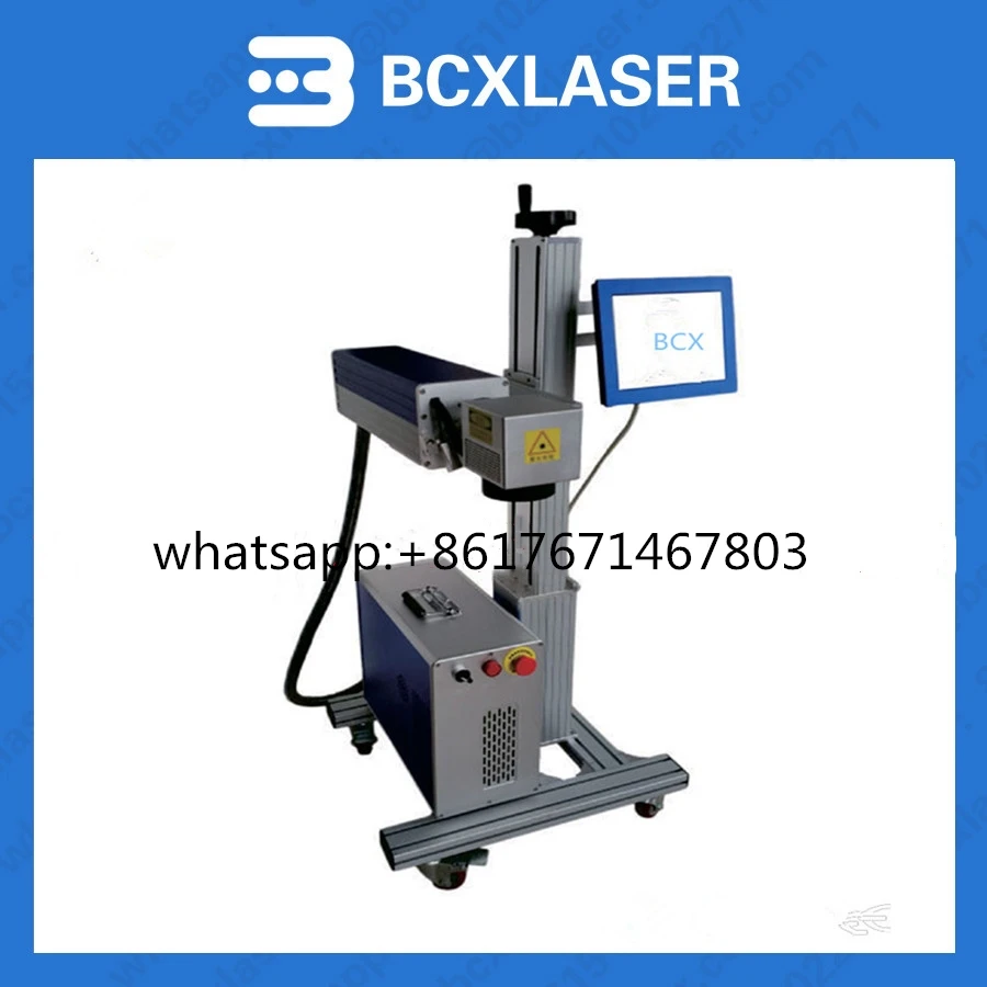 

Online Flying Laser Marker 20w 30w 50w 100watt Co2 fiber laser marking machine