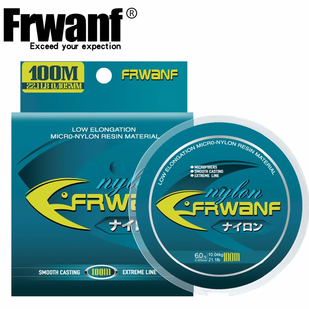 

brands new super 100M 1.76LB-34.9LB Nylon Fishing Line Clear Strong Fishing rope fishing tackle Monofilament Line for fishing