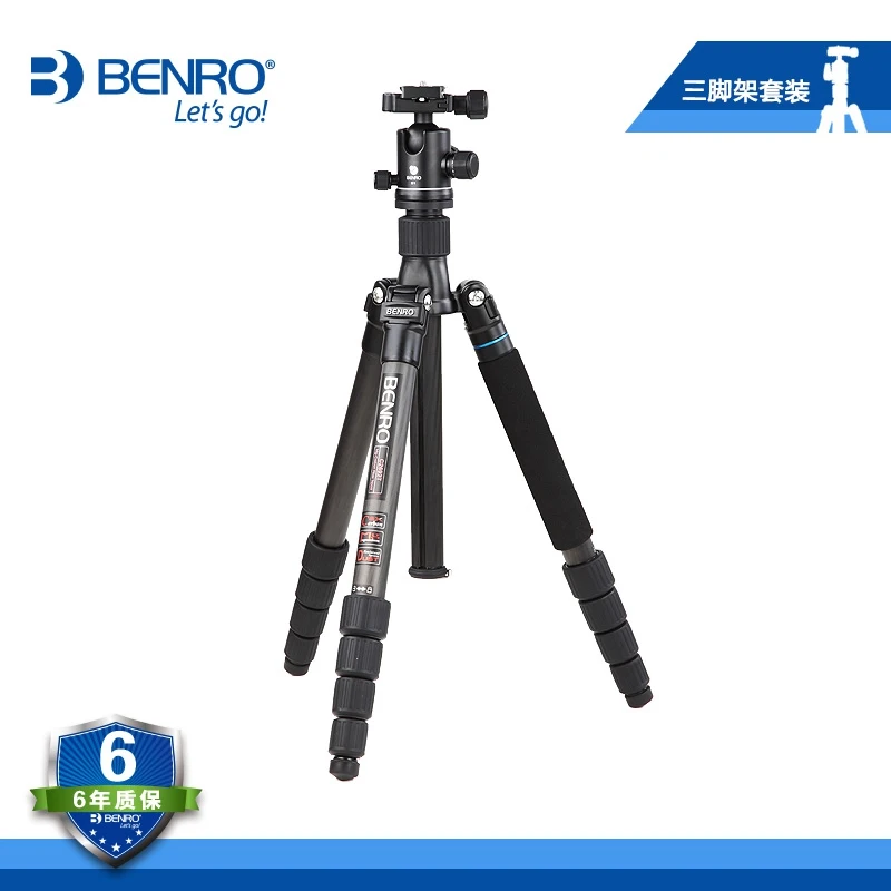 US $341.67 Benro C2692TB1 Carbon Fiber Tripods Monopod B1 Ball Head Carrying Bag Max Loading
