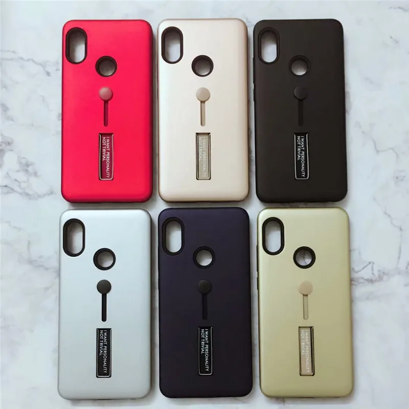 Чехол для XIAOMI MI 8 с подставкой гибридная броня Прочный чехол 6X/A2 присоска кольцо