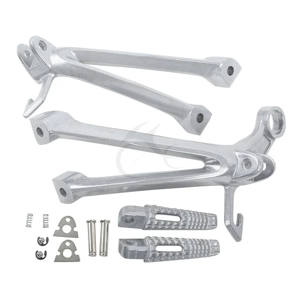 Motorcycle Rear Passenger Foot Pegs Footrest Set For Suzuki GSXR 600