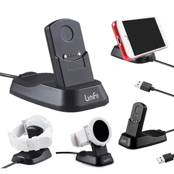 

2in1 USB Charger Cable Charging Dock Stand Holder for Ticwatch E & Ticwatch S Portable Charge Station Phone Cradle
