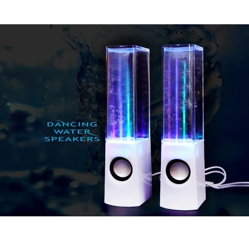 

Dancing Water Fountain Music Sound Novelty Light LED Portable Audio Active Speaker Gift Lamp Desk Night Light