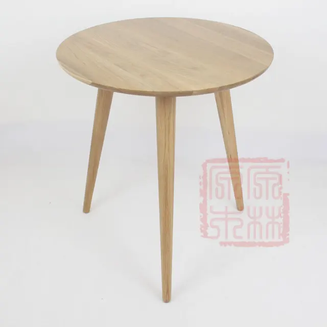 Anese White Oak Wood Logs Small Round Coffee Table Modern Anese White Oak Wood Logs Small Round Coffee Table Modern Minimalist Three Legged