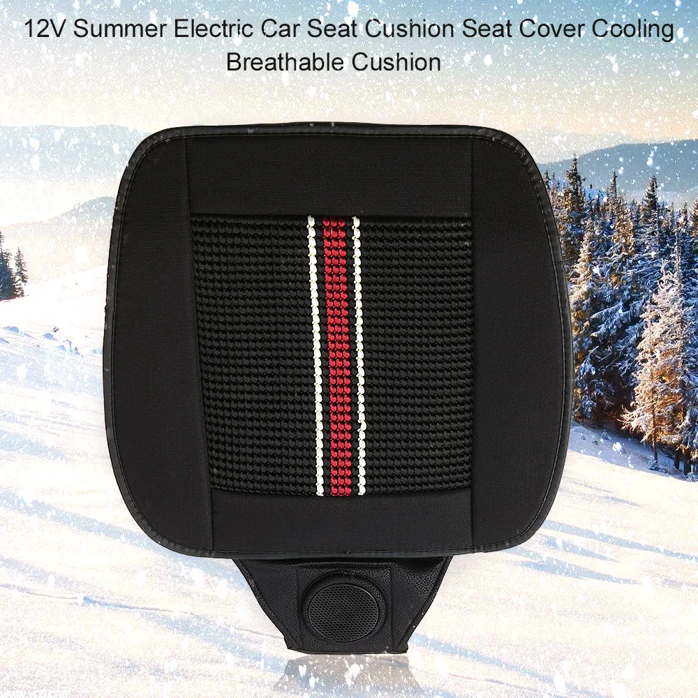 12V Summer Electric Car Seat Cushion Seat Cover Cooling Breathable