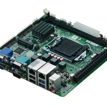 LGA1150 разъем i7 Промышленная материнская плата mini itx поддержка Core i3/i5/i7 Pentium 22 нм/32 нм процессор с 10* USB/10* COM 1* PCIE3.0 X16