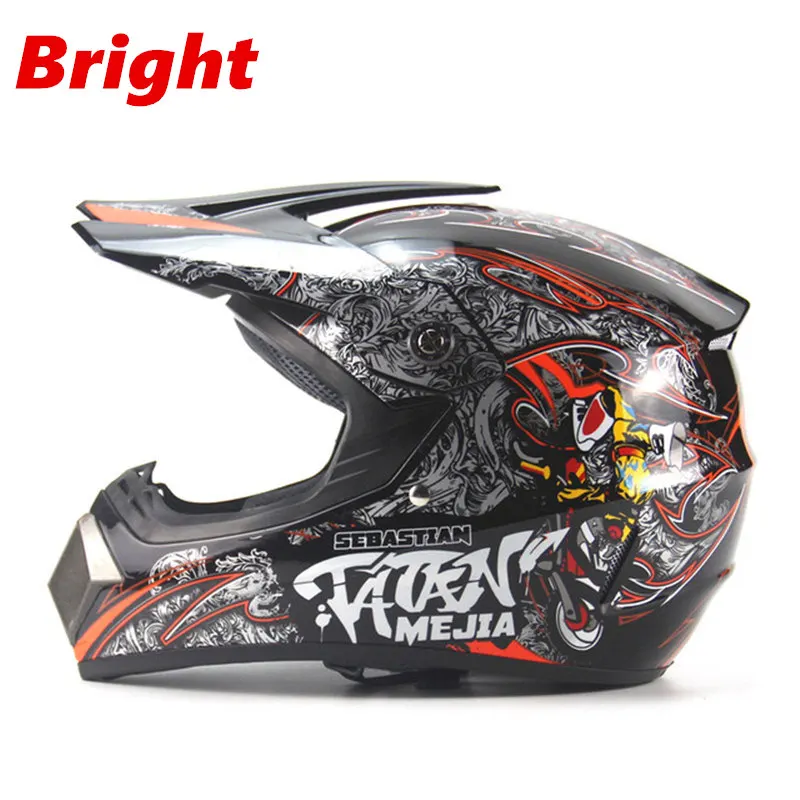 Купить один получить три бесплатно шлем для мотокросса ATV Dirt Bike горные MTB DH гоночные шлемы Capacete Casco Motoqueiro защитный шлем - Цвет: 11
