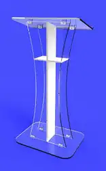 Бесплатная доставка Съемная ясные акриловые ногти плексигласовая кафедра проповедника трибуна прозрачного ПММА амвон ясно трибуна