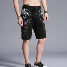 Весенние и летние хлопковые мужские повседневные короткие свободные Молодежные шорты модные мужские