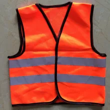 10 шт./партия, Детский жилет с высокой видимостью, светоотражающий жилет