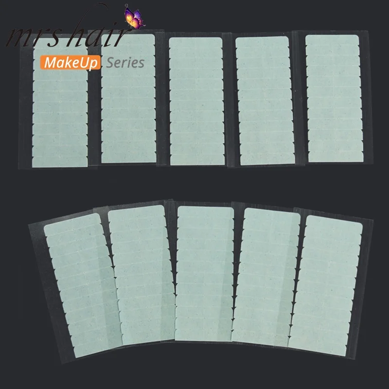10 sheets super hair tape adhesive Double Sided Blue tape For Hair Closure tape Extensions Replacement no shine 10 sheets super hair tape adhesive Double Sided Blue tape For Hair Closure tape Extensions Replacement no shine