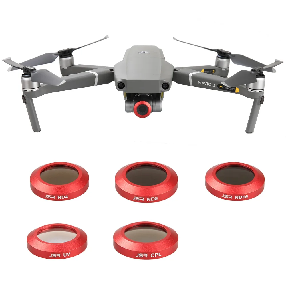 Фильтр для объектива камеры UV ND4 ND8 ND16 ND32 квадрокоптера DJI Mavic 2 Zoom RC с 4K HD