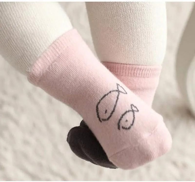 Носки для новорожденных девочек и мальчиков; детские носки; носки-тапочки; носки для малышей; для девочек; детские симпатичные хлопковые носки с рисунком кролика или котенка