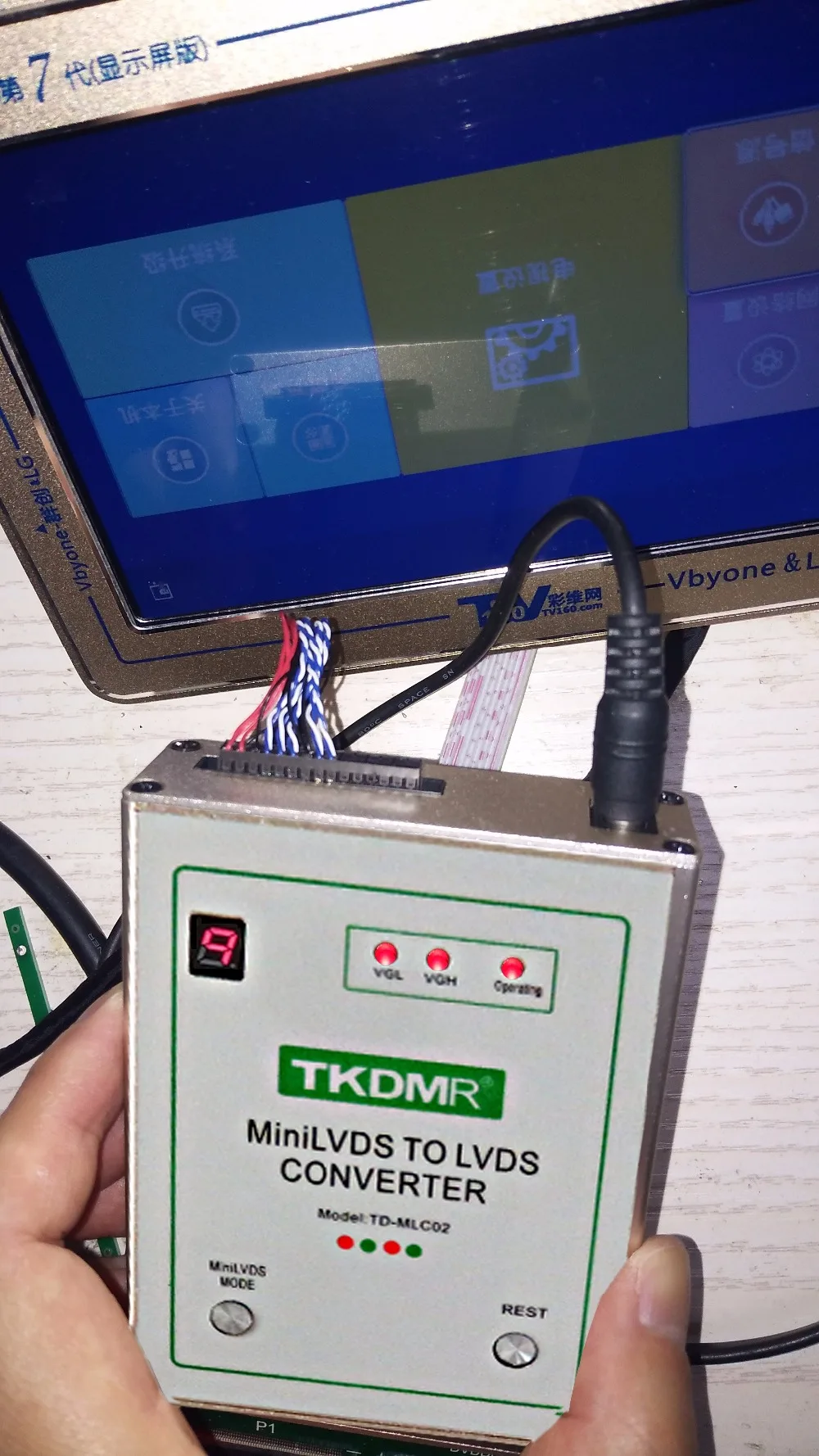 TKDMR TV160-MiniLVDS-transfer LVDS конвертер с 7 и 6 поколения легко носить с собой-мощная функция защиты