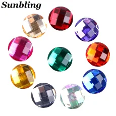 Sunbling, 50 шт./лот, 8*8 мм, квадратная форма, кристаллы, стразы, 2 отверстия, серебро, плоская задняя сторона, акриловые украшения для свадебной одежды