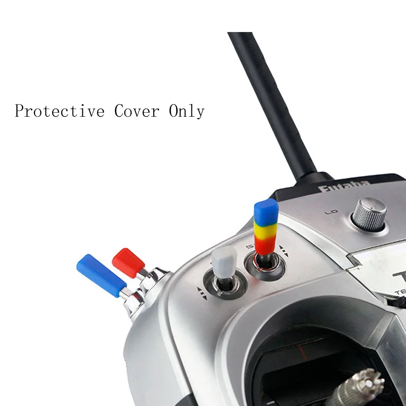

10PCS LDARC RC FPV Remote Control Switch Protection Sleeve Lever Cap Silicone Cover Mix Color for RC Transmitter Protect Jacket