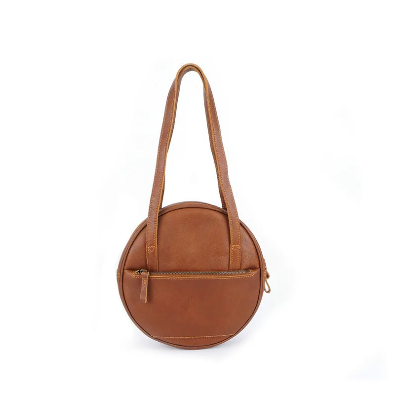 

Lisse Luxury Women Shoulder Crossbody bag 2018 New Arrvial Genuine Leather Lady Bag Vintage Circular Women's handbag