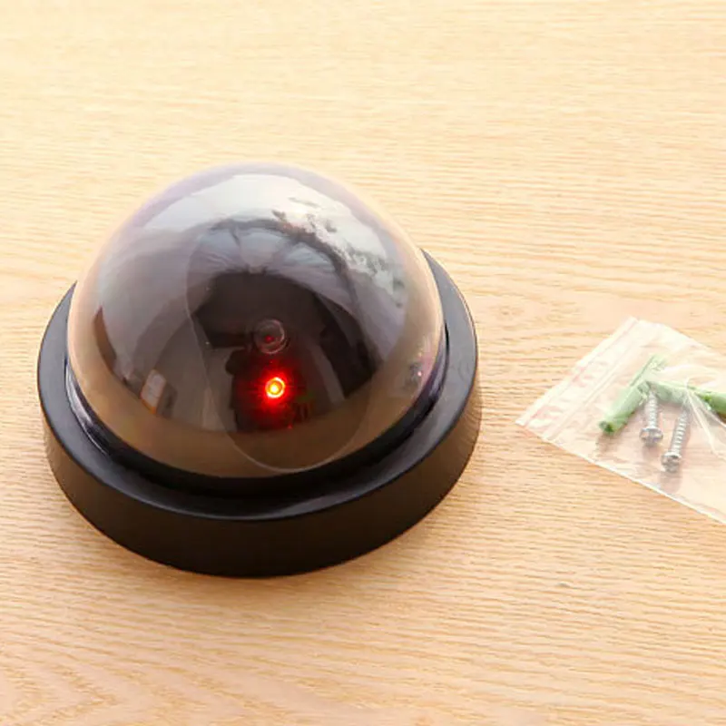 Поддельная камера наблюдения Dome Dummy с вспышкой светодиодный светильник UY8|Камеры