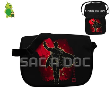 

Anime One Punch Man Saitama Fluorescence Messenger Bag Women Men Crossbody Handbags Boys Girls Anime Travel Shoulder Bag
