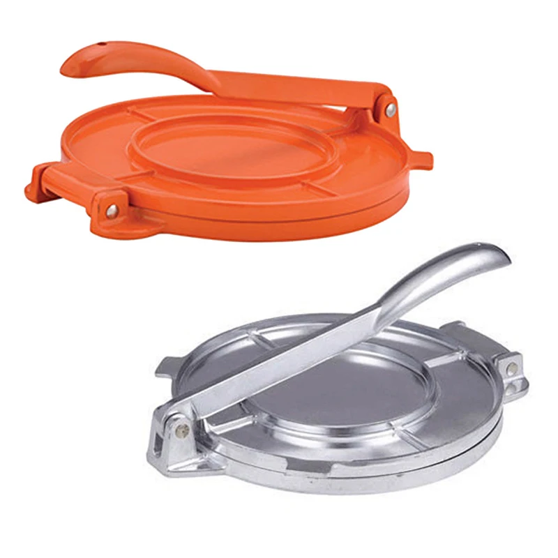 

2 Colors Tortilla Maker Press Pan Heavy Duty Restaurant Commercial Aluminium Tortilla Pie Maker Press Tool Home Appliance Part