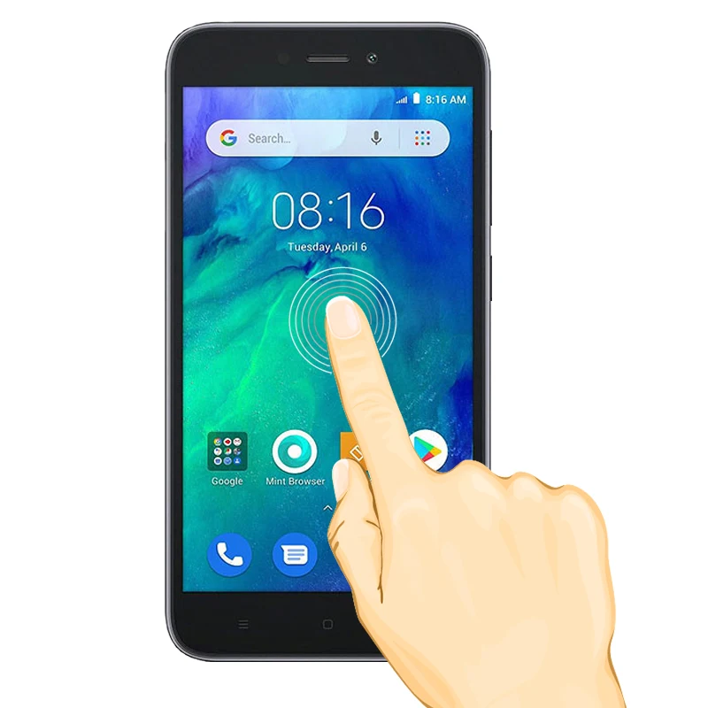 25 шт./лот полный охват Защитная пленка для экрана Xiaomi Redmi GO защитная против