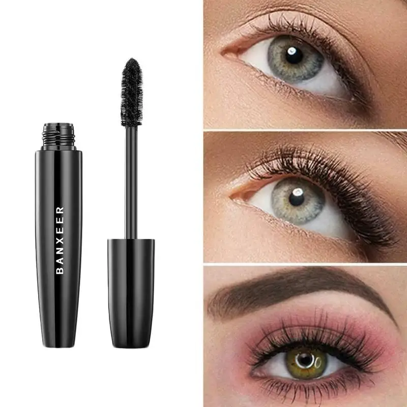 

15ml makeup 4D Silk Fiber Lash Mascara Waterproof Rimel Mascara Eyelash Extension Black Thick Lengthening Eye Lashes Cosmetics