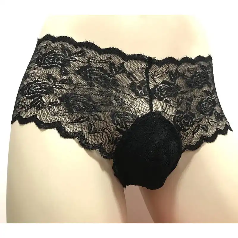 Sous vetement pour homme dentelle Clearance