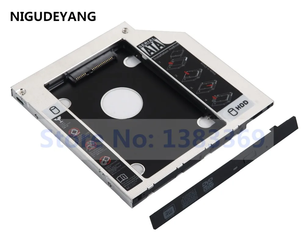NIGUDEYANG SATA 2 й жесткий диск HDD SSD лоток Caddy для MSI GT72S 6QE BU50N BU10N BU40N|Корпус жесткого