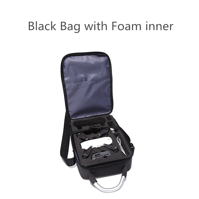 Для DJI Spark для беспилотных летательных аппаратов тела EVA Портативный Сумки из натуральной кожи переносная сумка для хранения Чемодан Сумка защитную крышку - Цвет: Black Case and Foam
