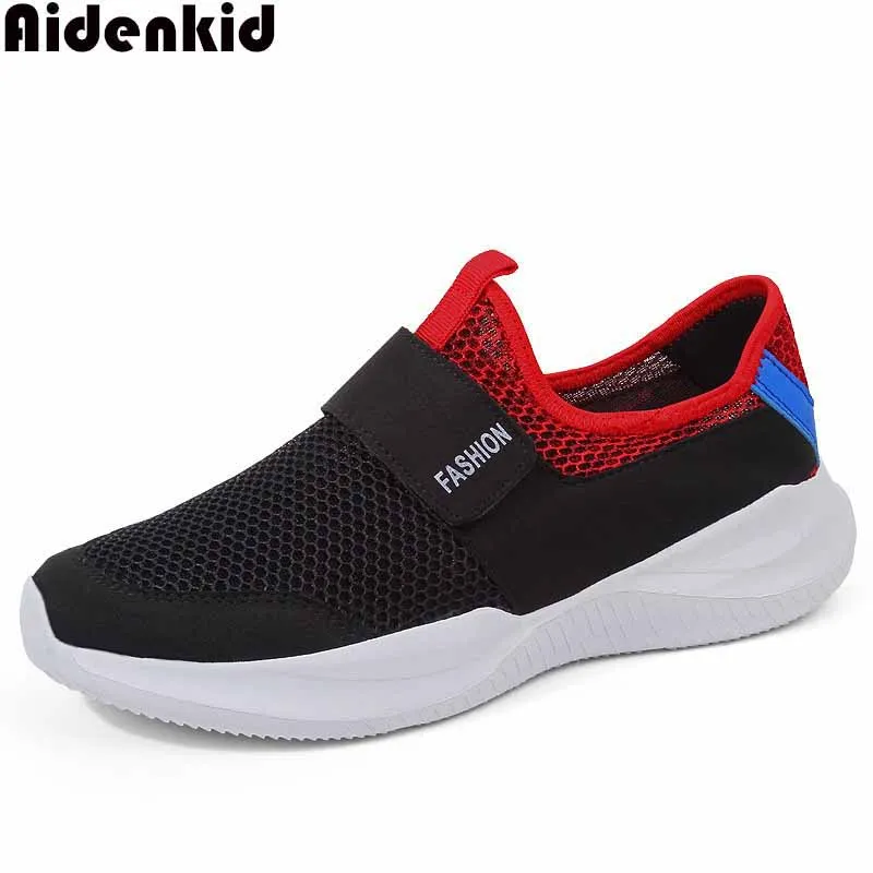 2019 men's shoes fashion breathable mesh casual shoes brand youth leisure Chaussures men's sports shoes summer