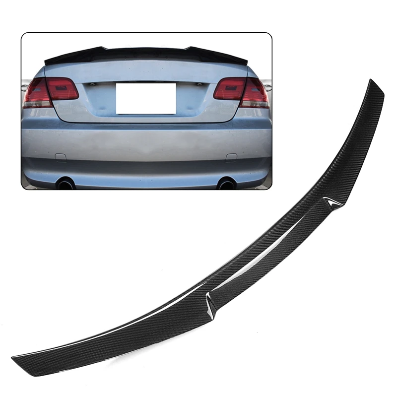 

Carbon Fiber Trunk Spoiler Wing M4 Style For 07-13 For BMW E92 M3 2DR Coupe Highkick
