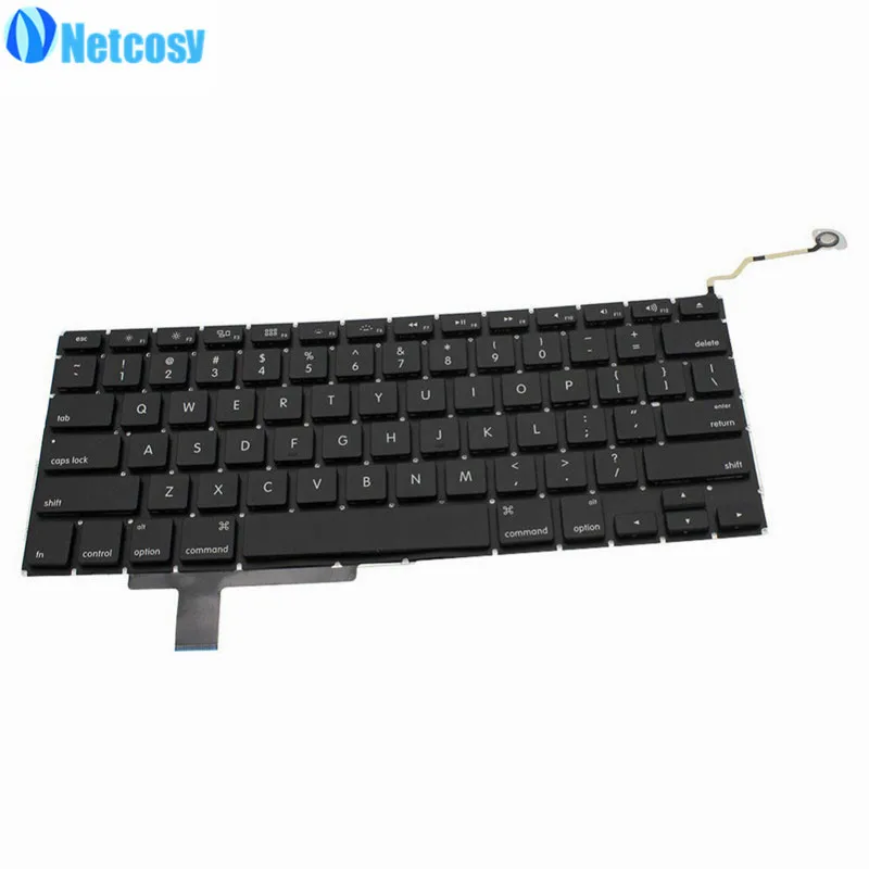 

Netcosy For Macbook A1297 New US Replacement keyboard for MacBook Pro 17'' A1297 2009 2010 2011 Laptop US standard keyboard