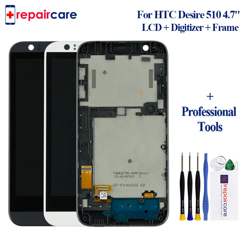 Оригинальный ЖК-дисплей для HTC Desire 510 D510 дигитайзер сенсорного экрана стеклянная