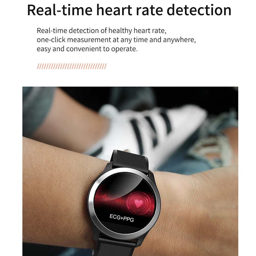 LEMFO Z03 Smart Watch Men PPG+ ECG IP68 Waterproof Heart Rate Blood Pressure Sport Smartwatch For Android IOS Phone