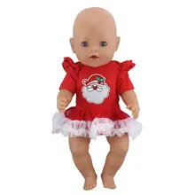 Doll Dress Fit For 43cm Baby Doll  Doll Reborn Babies Clothes And 17inch Doll Accessories