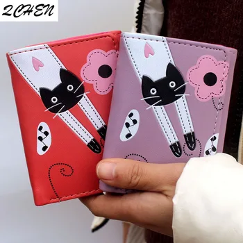 

Women Wallets Small Fashion Brand Leather Purse Ladies Card Bag For Women Clutch Women Female Purse Money Clip Wallet 312