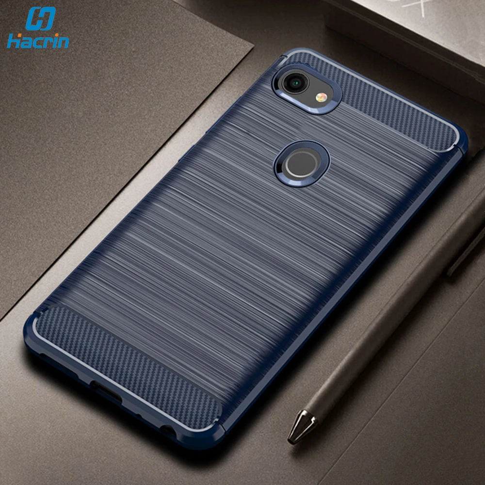 

Hacrin Case For Google Pixel 3A XL Case Silicon Soft Carbon Fiber Phone Case For Google Pixel 3A XL Cover Full Protective Bumper