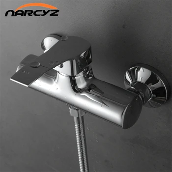 

Narcyz High Quality hot and cold mixer Shower set with Hand Shower Chrome Finish Copper material in the bathroom XT322