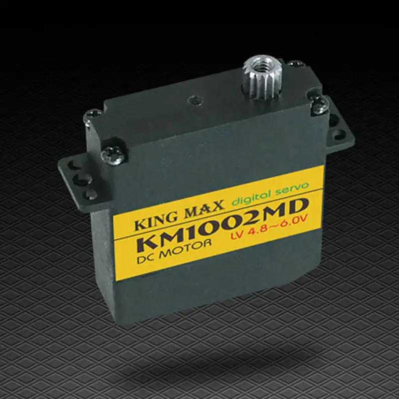 

KINGMAX KM1002MD 9g 2kg.cm digital metal gears wing servo 8mm thin thickness for RC airplanes