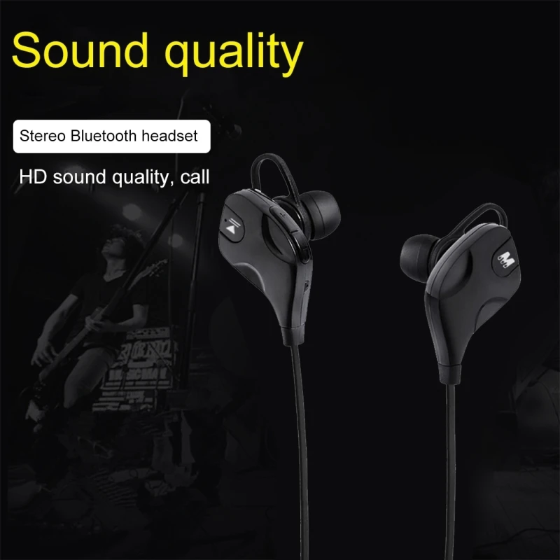M8 BT V4 2 Wireless Stereo Earphone Ear hook Headset Sport Stereo Headphone Android Smartphone Sports Earphones Running