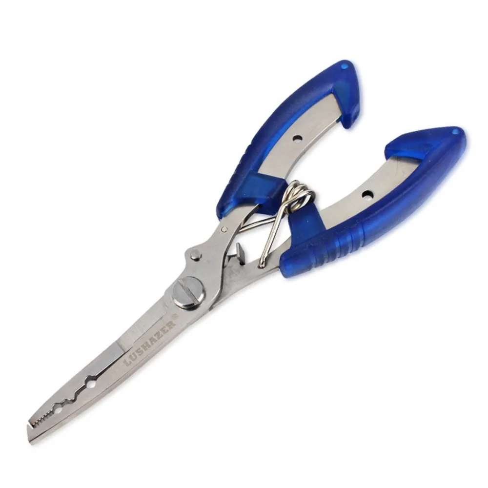 

16cm 80g Stainless Steel Fishing Pliers with bag Fishing Scissors Line Cutter Remove Hook Split rings Crimp Lead Fishing Tackle