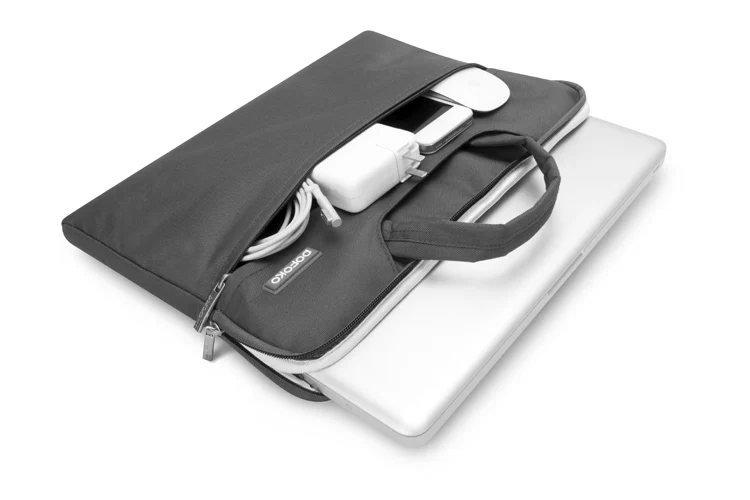 Pofoko брендовый чехол для ноутбука, сумка для переноски, чехол для Apple macbook Pro/Air/MCwhite 11 12 13 15 17" - Цвет: BF Carry Gray